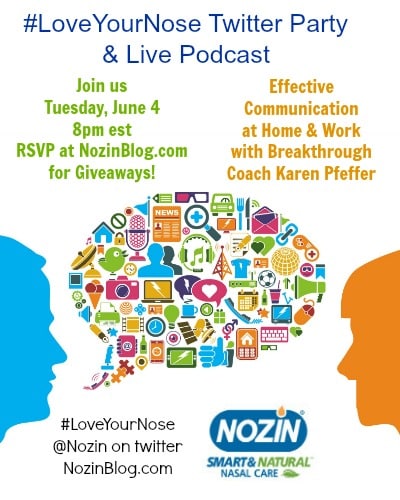 Effective Communication with Karen Pfeffer Breakthrough Coach Nozin Twitter Party