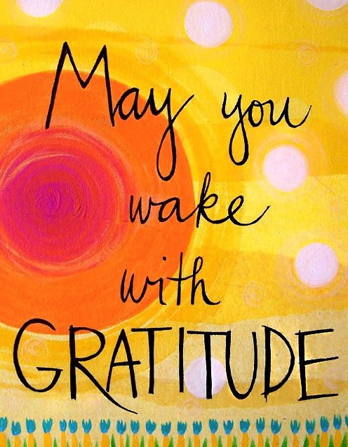 wake with gratitude